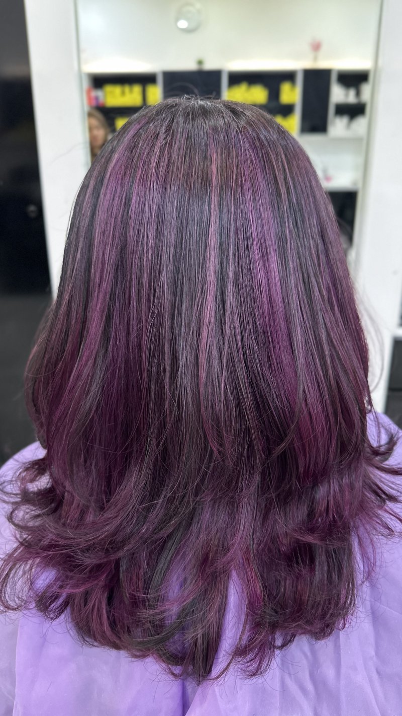 After balayage transformation at Blush N Curls Dubai